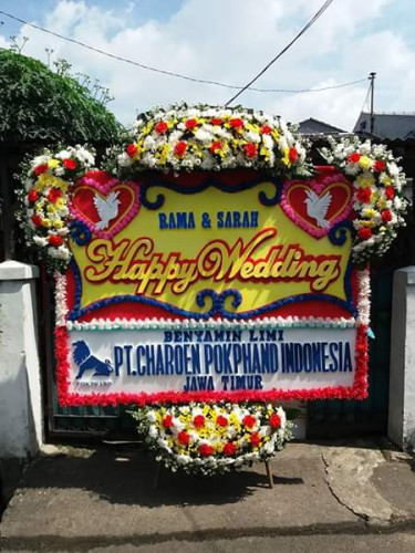 Karangan Bunga Pernikahan  di Bengkalis